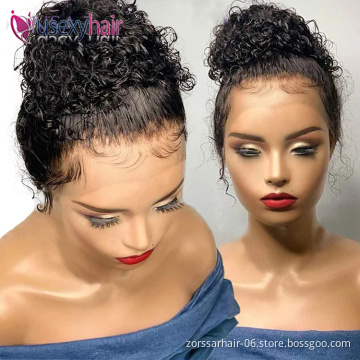 Transparent pre plucked hd lace front wigs 13x6,hd full lace human hair wigs,large cap 100% virgin human hair hd lace wigs